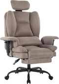 Fabric Footrest Ergonomic Gaming Chair