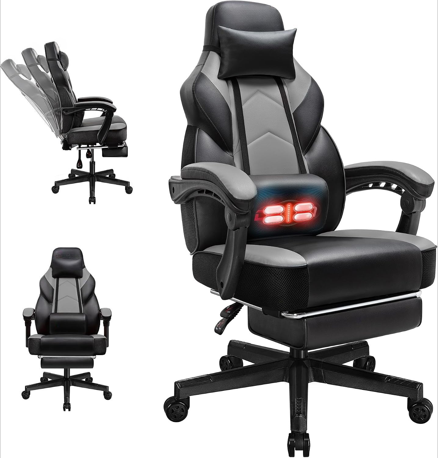 Massage High Back Gaming Chair