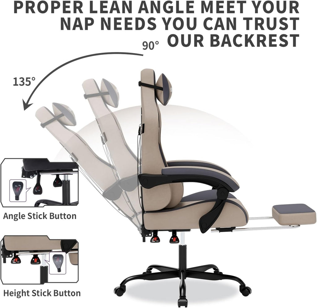 Massage Ergonomic Gaming Chair