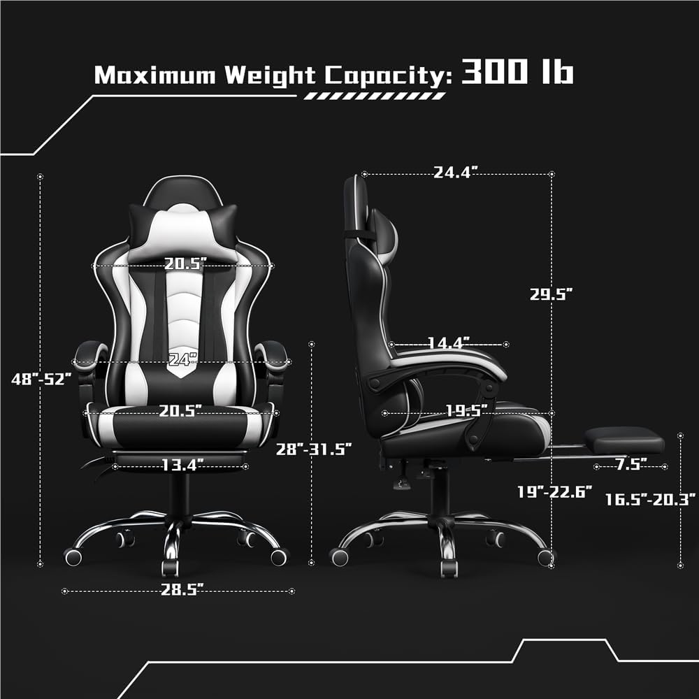 Massage PU Racing Gaming Chair