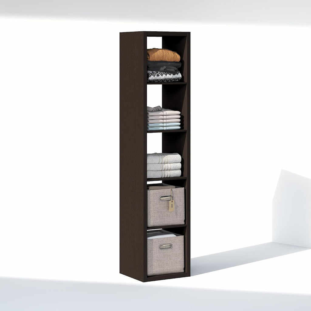 5-Cube Open Shelf Closet Organizer