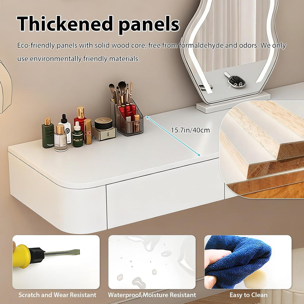Wall Drawer Solid Wood Vanity
