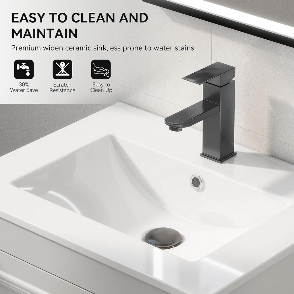 Wall Mount Sink Floating Vanity