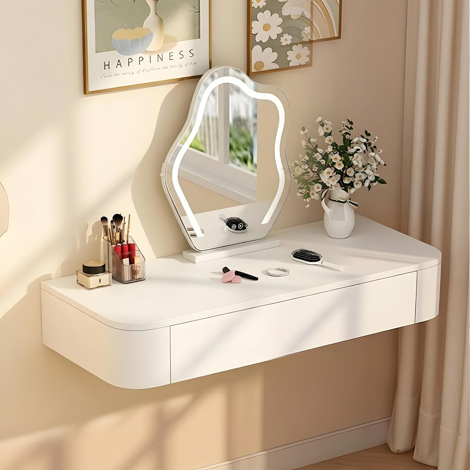 Wall Drawer Solid Wood Vanity