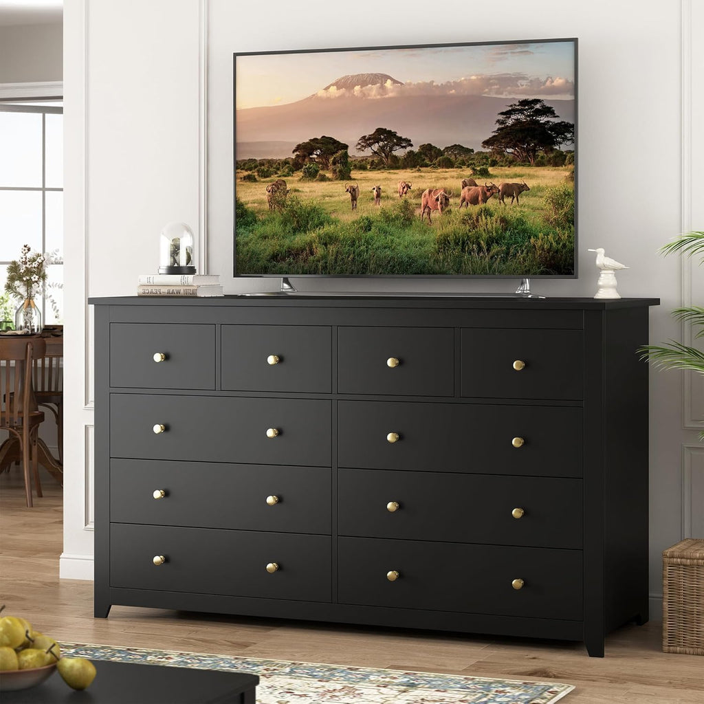 10 Drawer Metal Frame Dresser