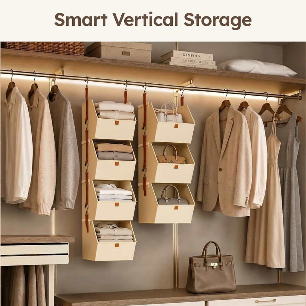 4 Tier Fabric Hanging Organizer