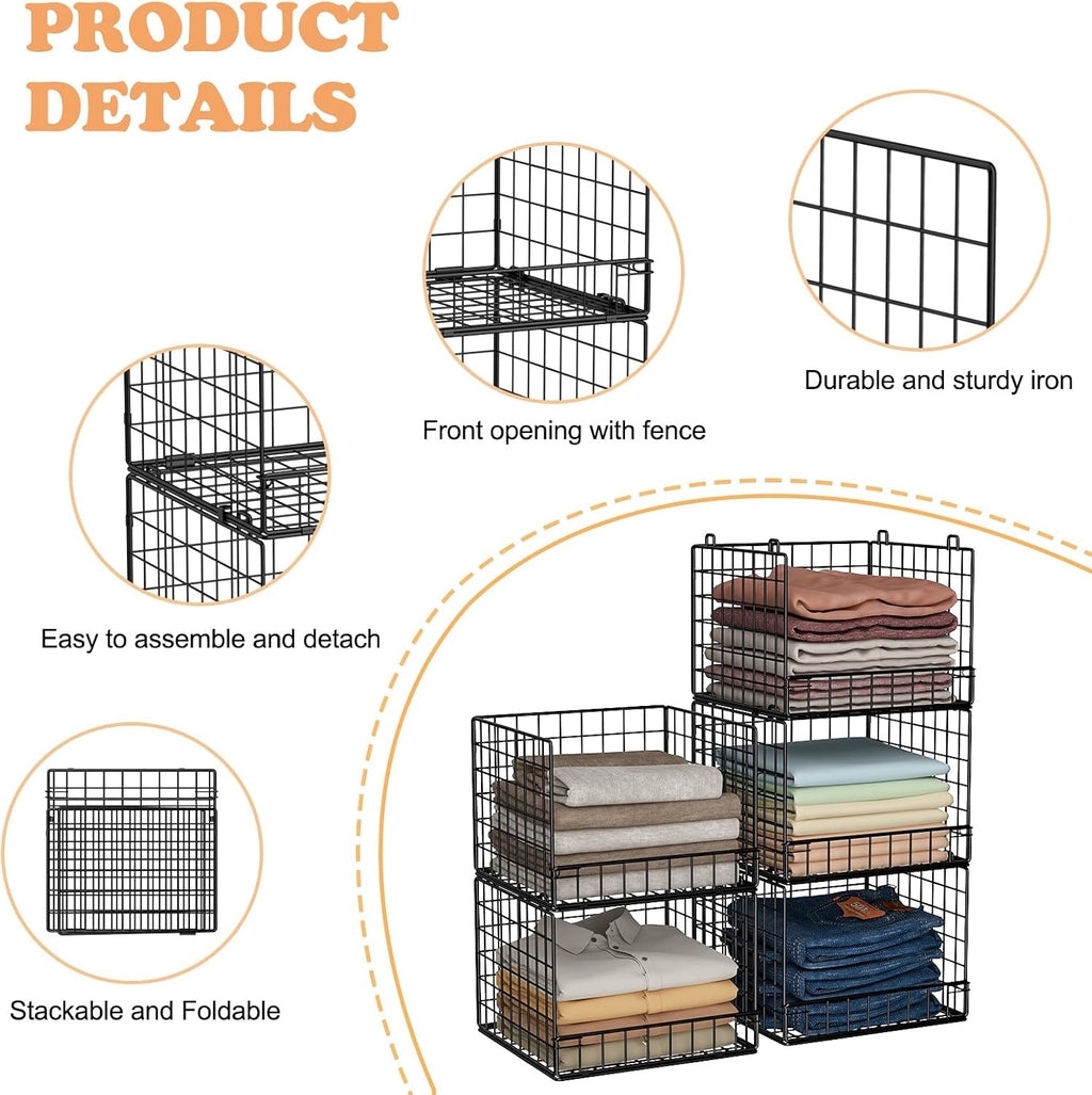 5-Tier Foldable Closet Organizer