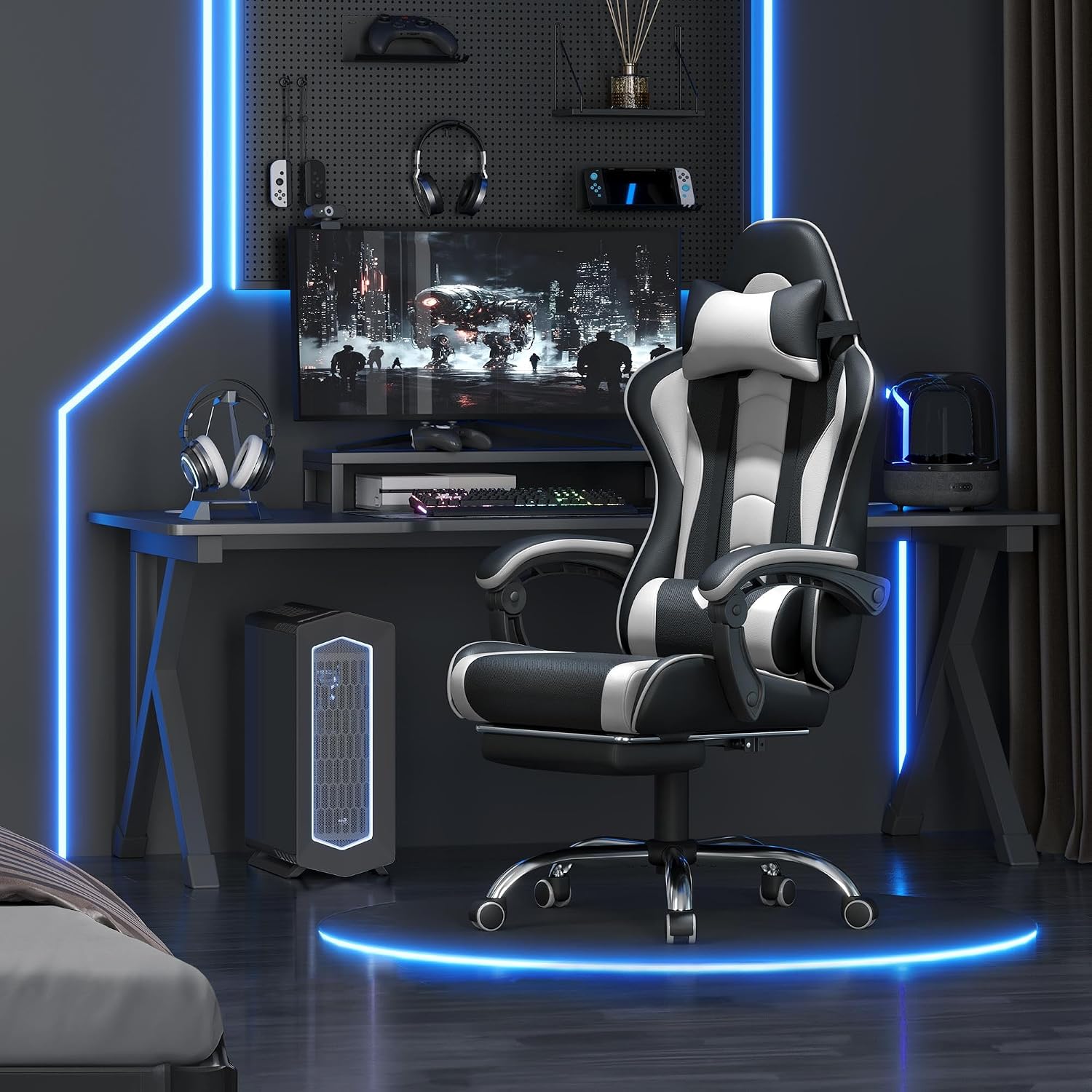Massage PU Racing Gaming Chair