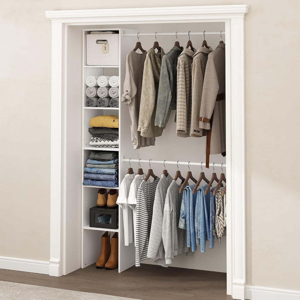5-Tier Hanging Bar Closet Organizer