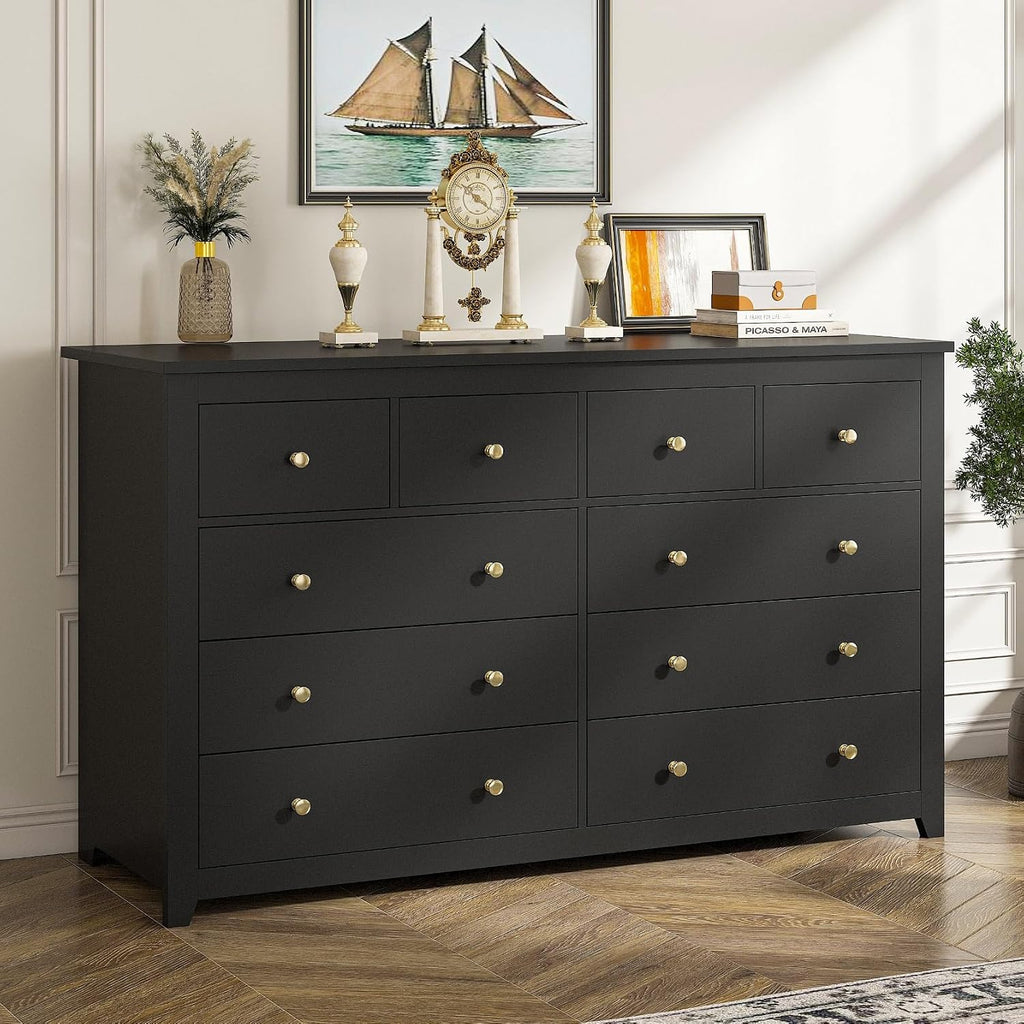 10 Drawer Metal Frame Dresser