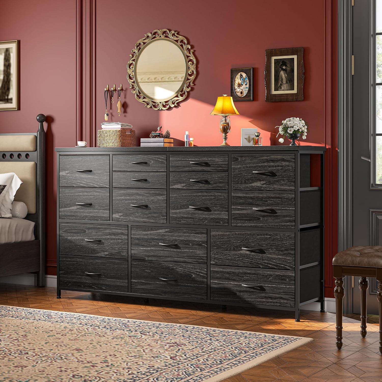 16 Drawer Charging Dresser Stand