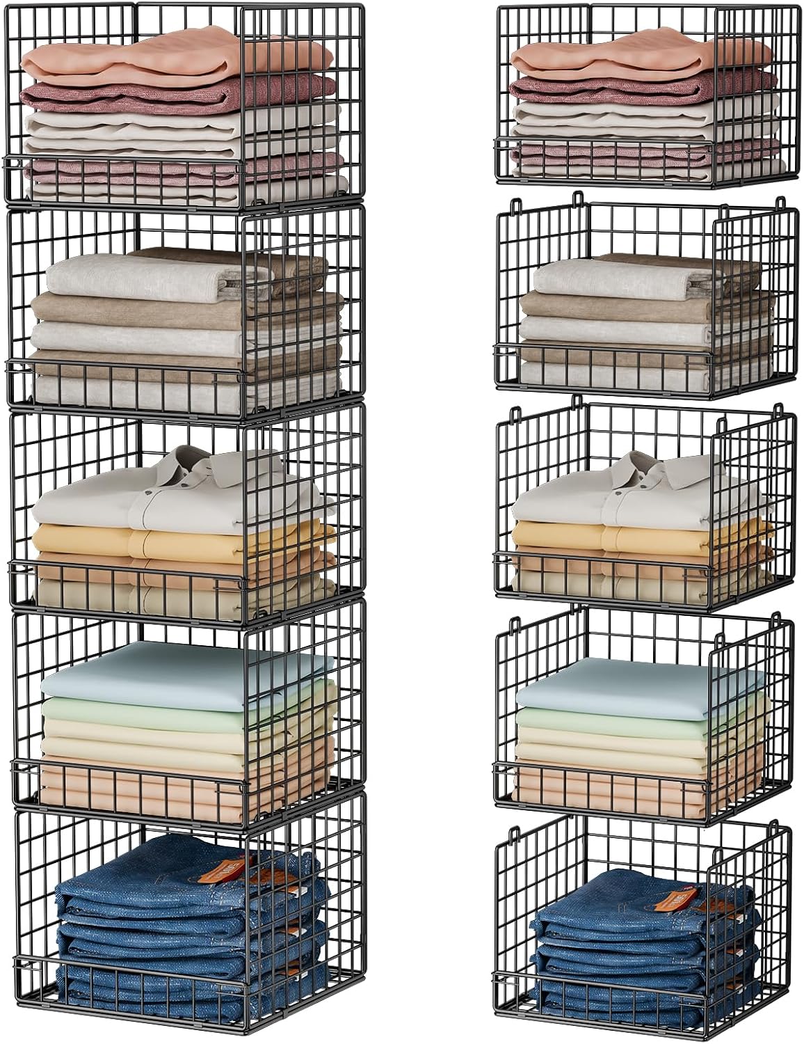5-Tier Foldable Closet Organizer