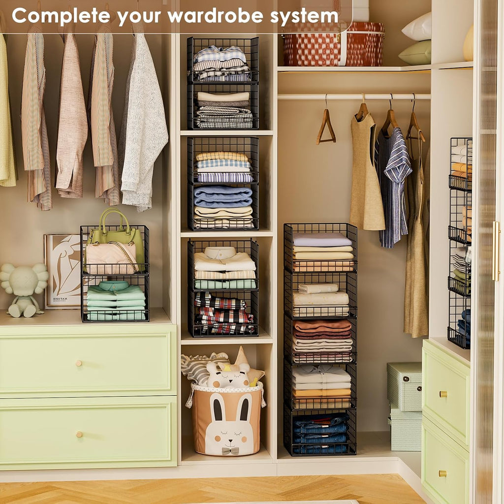 5-Tier Foldable Closet Organizer