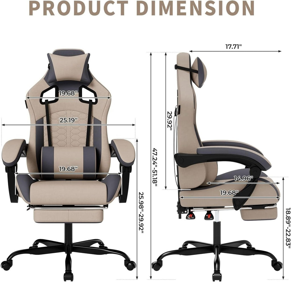 Massage Ergonomic Gaming Chair